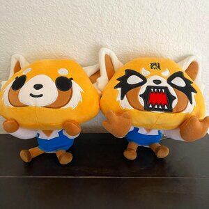 Aggretsuko Aggressive Retsuko Sanrio Plush Toy 2 Doll Set